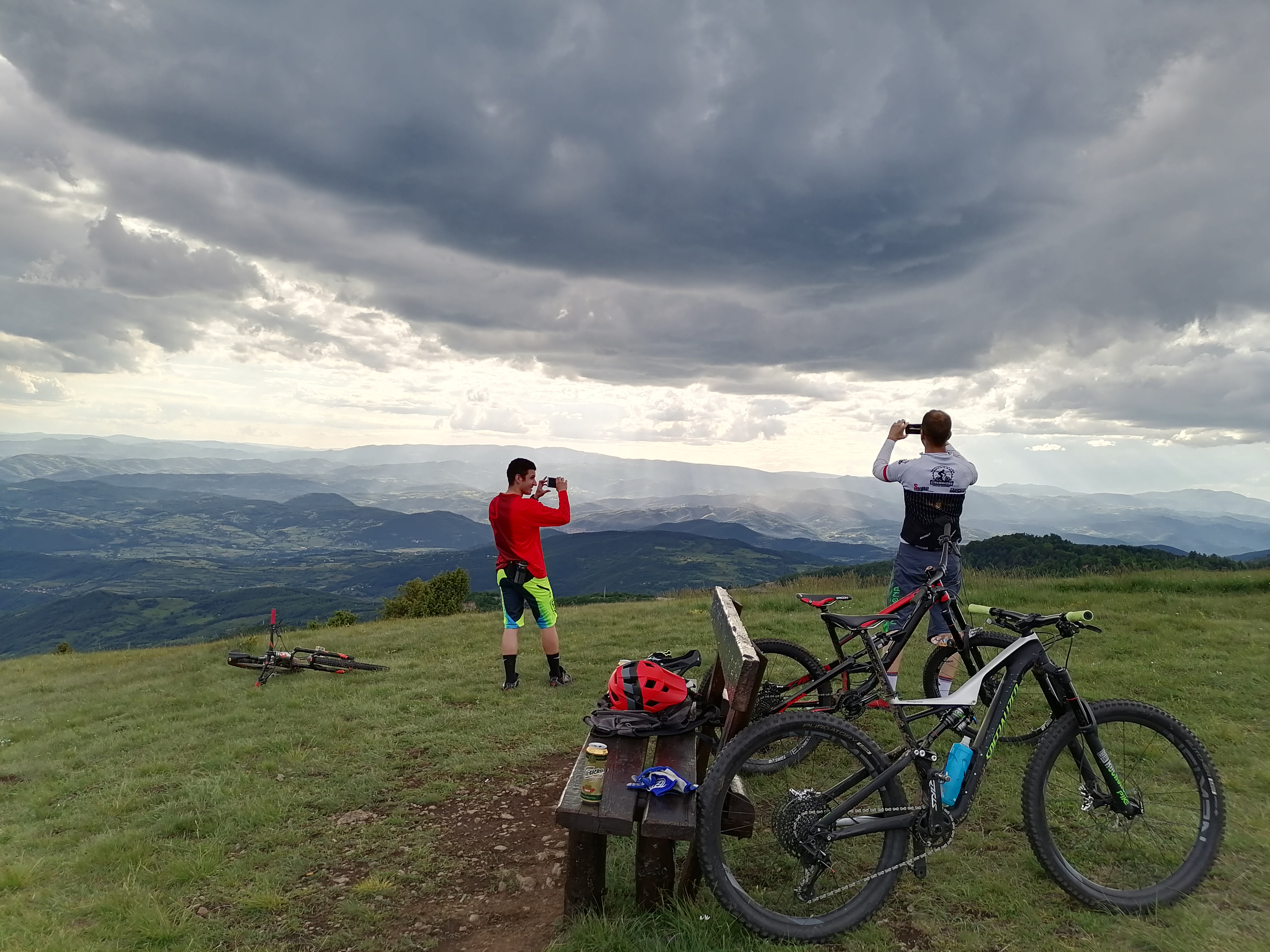 Scenic singletrack E-bike trail through Serbian nature